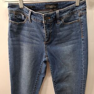 Talbots Womens Medium Wash Flawless Five Pocket Crop Denim Jeans Size 4P